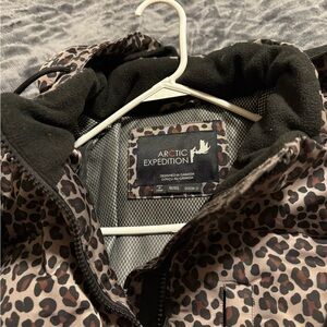 Arctic Expedition Leopard Print Jacket